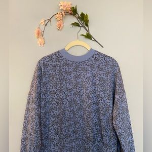 Long sleeve floral dress | periwinkle blue | spring dress | summer dress